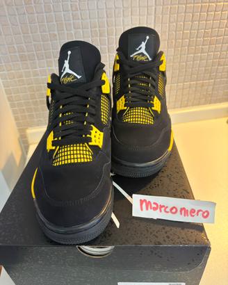 Jordan 4 Retro Thunder (2023) numero 44.5