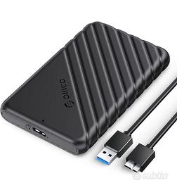 CASE IN ABS PER HARD DISK 2,5" SATA da 7 e 9,5mm. 