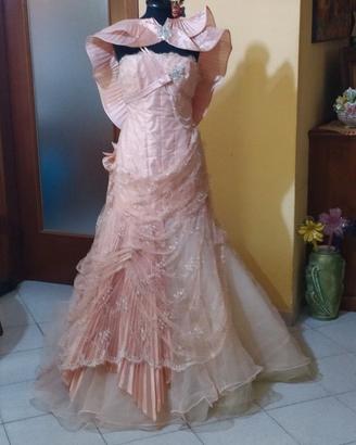 Abito da Sposa "Toi Couture" con stola abbinata