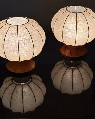 FLOS Set Lampade COCOON e Legno di CASTIGLIONI '60