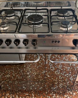 Cucina a Gas LOFRA 5 Fuochi con Forno