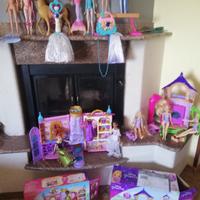 SET BARBIE FROZEN ANNA RAPUNZEL TORRE WISH  ALTRO 