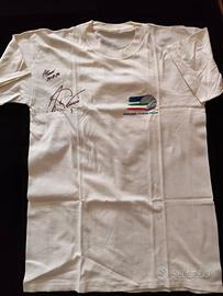 Maglietta FCI autografata da Marco Pantani 25/8/94