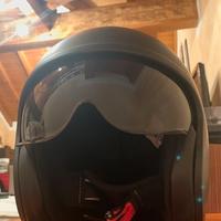 Casco jet iXS nero opaco
