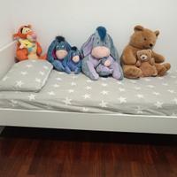 Struttura letto singolo bianco ikea