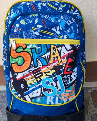 Zaino Trolley Scuola Seven Sj Gang Boy Skate