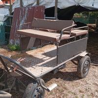 CARROZZA IN ACCIAO ARTIGIANALE