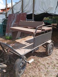 CARROZZA IN ACCIAO ARTIGIANALE