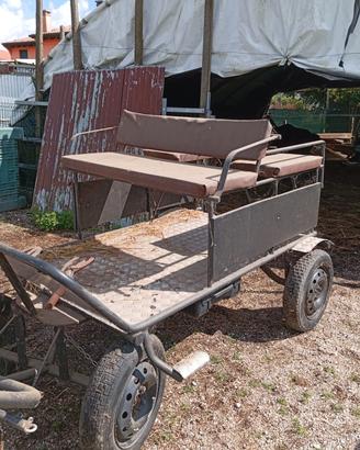CARROZZA IN ACCIAO ARTIGIANALE