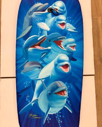 Tavola mare per bambini con delfini