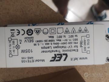 trasformatori per lampade alogene 12 volt 