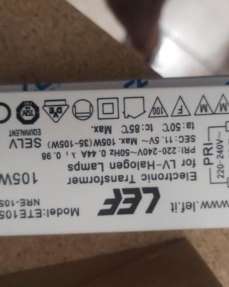 trasformatori per lampade alogene 12 volt 