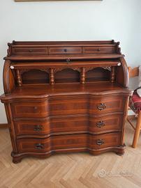 Comò secretaire in legno