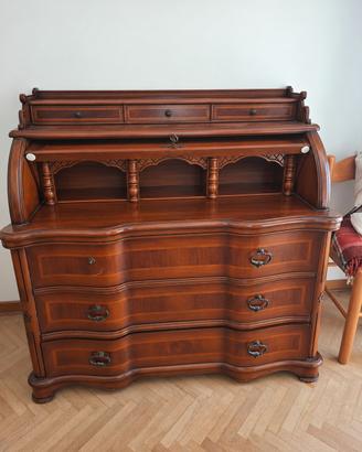 Comò secretaire in legno