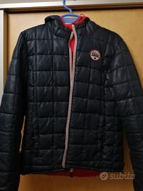 Giacca a vento leggera reversibile taglia L