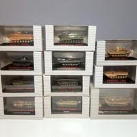 Scala 1:144 Set di 11 carri armati con espositore