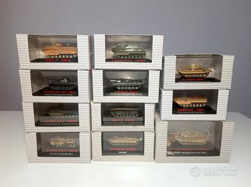 Scala 1:144 Set di 11 carri armati con espositore