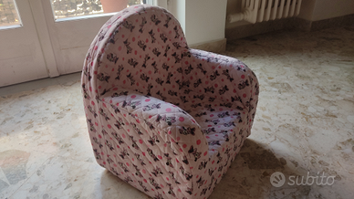 Poltroncina bambini Disney minnie in spugna sfode