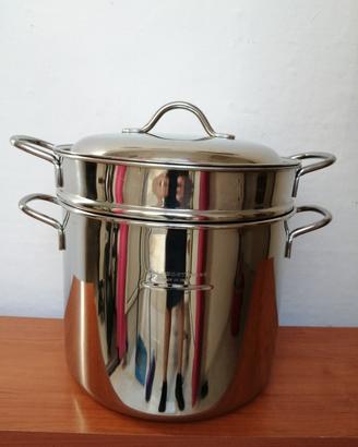 Pastaiola Lagostina in acciaio inox 18/10 made in 