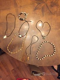 Collane e bracciale etnico