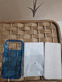 Cover trasparente blu per iPhone 17 Pro Max