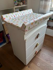 Fasciatoio bagnetto e cassettiera Foppapedretti