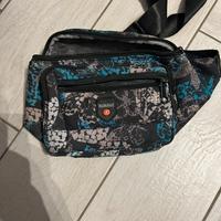 Borsello con farfalle azzurre