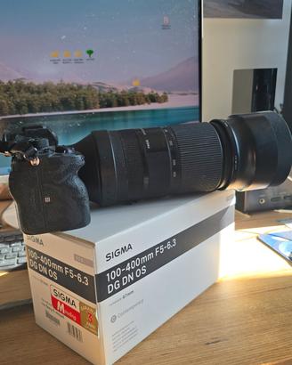 Sigma 100 400 attacco Sony