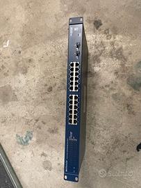SWITCH 24 PORTE GIGABITE + FIBRA NETGEAR GS724T