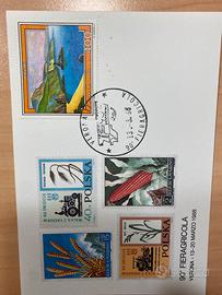 Cartolina postale con francobollo 90’ Fieragricola