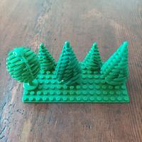 LEGO - Piante e basetta verde