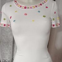 T-shirt Blumarine jeans tg 40 