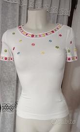 T-shirt Blumarine jeans tg 40 
