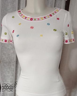 T-shirt Blumarine jeans tg 40 