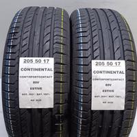 2 GOMME 205 50 17 CONTINENTAL 100% RIF3628