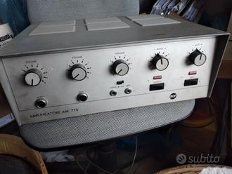 Amplificatore Valvolare RCF am 770  			