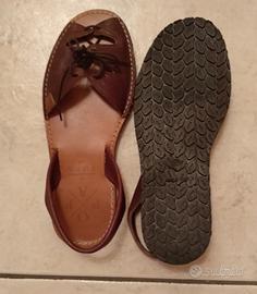 Sandali vero cuoi spagnoli tg 40