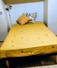 Rete doghe larghe e materasso 120x190