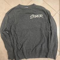 maglione grigio donna