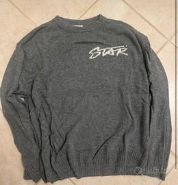 maglione grigio donna