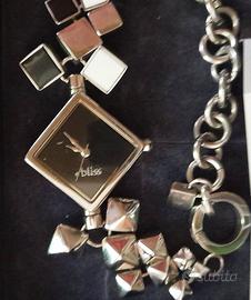 orologio bliss donna in acciaio nuovo  con scatola