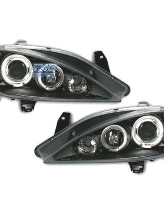 FARI PER RENAULT MEGANE 99-02 ANGEL EYES FONDO NER