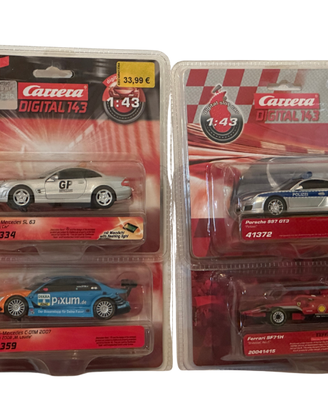 Carrera DIGITAL 143 – Set Ferrari, DTM, Polizia
