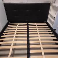 Letto contenitore matrimoniale 170×200 in pelle  