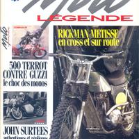 Rivista francese MOTO LEGENDE numero 1 del 1990