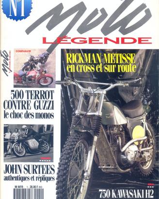 Rivista francese MOTO LEGENDE numero 1 del 1990