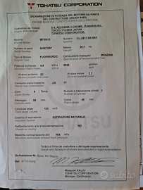 Fuoribordo 6cv 4t perfetto