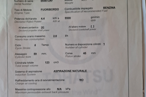 Fuoribordo 6cv 4t perfetto