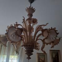 Coppia di lampadari Murano