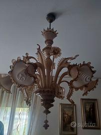 Coppia di lampadari Murano